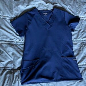 Jockey Navy Blue Scrub Top